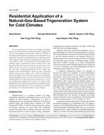 CH-15-044 — Residential Application of a Natural-Gas-Based Regeneration System for Cold Systems