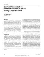 CH-15-019 — Stairwell Pressurization and the Movement of Smoke during a High-Rise Fire