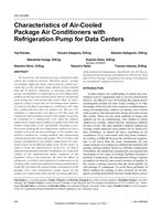 CH-15-038 — Characteristics of Air-Cooled Package Air Conditioners with Refrigerant Pump Cycle for Data Centers