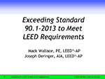Exceeding Standard 90.1-2013 to Meet LEED Requirements