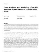 AT-15-C004 — Data Analysis and Modeling of an All-Variable Speed Water-Cooled Chiller Plant