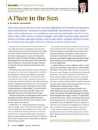 Refrigeration Applications: A Place in the Sun