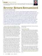 Engineer's Notebook: Reverse-Return Reexamined