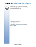 Seminar 3 — Designing HVAC Systems: Engineering Keys to Legionella Control and Prevention