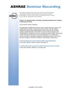 Seminar 43 — Improved Indoor Air Quality and Reduced Maintenance Utilizing Chilled Beam Systems