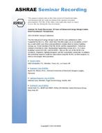 Seminar 39 — Panel Discussion: 10 Years of Advanced Energy Design Guides from Practitioners' Perspectives