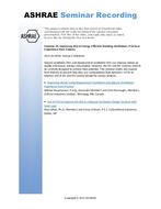 Seminar 26 — Improving IAQ in Energy Efficient Building Ventilation: Practical Experience from Experts