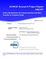 RP-1462 — Active Mechanisms for Enhancing Heat and Mass Transfer In Sorption Fluids
