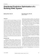AT-15-015 — Distributed Predictive Optimization of a Building HVAC System
