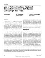 AT-15-018 — Use of Vertical Shafts as Routes of Smoke Extraction and Safe Egress During High-Rise Fires