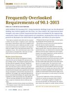 Engineer's Notebook: Frequently Overlooked Requirements of 90.1-2013