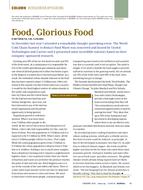 Refrigeration: Food, Glorious Food