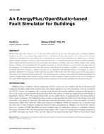 OR-16-C065 — An EnergyPlus/OpenStudio-based Fault Simulator for Buildings
