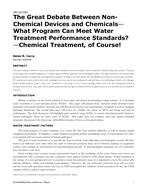 OR-16-C021 — The Great Debate Between Non-Chemical Devices and Chemicals–What Program Can Meet Water Treatment Performance Standards?–Chemical Treatment, of Course!