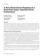 OR-16-C041 — A Non-Dimensional Mapping of a Dual-Port Vapor Injected Scroll Compressor