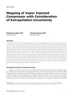 OR-16-C042 — Mapping of Vapor Injected Compressor with Consideration of Extrapolation Uncertainty