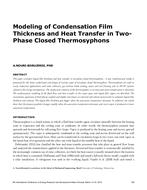 ICER16-25 — Modeling of Condensation Film Thickness and Heat Transfer in Two-Phase Closed Thermosyphons