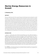 ICER16-16 — Marine Energy Resources in Kuwait