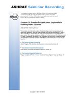 Seminar 19 — Standards Application: Legionella in Building Water Systems
