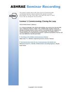 Seminar 5 — Commissioning: Closing the Loop