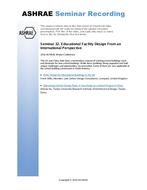 Seminar 32 — Educational Facility Design From an International Perspective