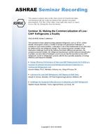 Seminar 16 — Making the Commercialization of Low-GWP Refrigerants a Reality