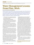 IEQ Applications: Water Management Lessons From Flint, Mich.