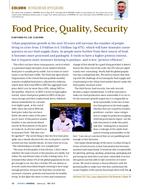 Refrigeration Applications: Food Price, Quality, Security