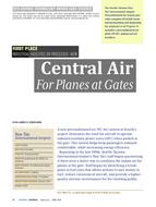 ASHRAE Technology Award: Central Air for Planes at Gates
