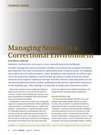 Managing Smoke in a Correctional Environment