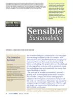 Sensible Sustainability