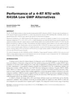 ST-16-C064 — Performance of a 4-RT RTU with R-410A Low-GWP Alternatives