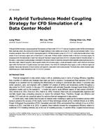 ST-16-C005 — A Hybrid Turbulence Model Coupling Strategy for CFD Simulation of a Data Center Model
