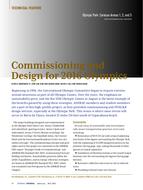 Commissioning and Design for 2016 Olympics