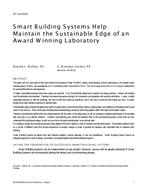 ST-16-C024 — Smart Building Systems Help Maintain the Sustainable Edge of an Award-Winning Laboratory