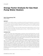 ST-16-C057 — Energy Factor Analysis for Gas Heat Pump Water Heaters