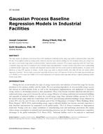 ST-16-C008 — Gaussian Process Baseline Regression Models in Industrial Facilities