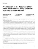 ST-16-C031 — Verification of the Accuracy of Airflow Measurement Using the Multinozzle Chamber Method