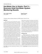 OR-16-032 (RP-1544) — Hot-Water Use in Hotels: Part 3–Business Hotel Hot-Water System Monitoring Results