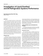 OR-16-018 — Investigation of Liquid Overfeed and DX Refrigeration Systems Performance