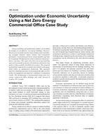 OR-16-035 — Optimization under Economic Uncertainty Using a Net Zero Energy Commercial Office Case Study