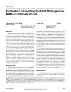OR-16-023 — Evaluation of Building Retrofit Strategies in Different Climate Zones