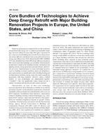 OR-16-003 — Core Bundles of Technologies to Achieve Deep Energy Retrofit with Major Building Renovation Projects in Europe, the United States, and China