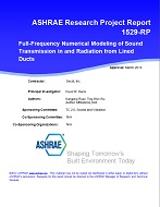 RP-1529 — Full-Frequency Numerical Modeling of Sound Transmission in and Radiation from Lined Ducts