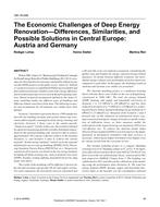 OR-16-006 — The Economic Challenges of Deep Energy RenovationÃ¢Â€Â”Differences, Similarities, and Possible Solutions in Central Europe: Austria and Germany
