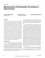 OR-16-007 — Measurement of Perforated Tile Airflow in Data Centers