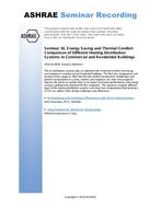 Seminar 16 — Energy Saving and Thermal Comfort Comparison of Different Heating Distribution Systems in Commercial and Residential Buildings