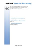 Seminar 50 — ASHRAE + STEM = ?!?