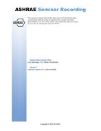 Seminar 41 — Fellows Debate: Productivity is the Measure of Indoor Air Quality