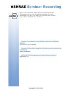 Seminar 46 — Regulatory Process Overview for Smart Grid, Smart Building and Demand Response Programs as Applicable to Building Owners and Utility Tariffs